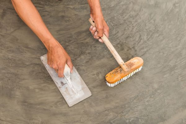 Driveway Concrete Staining in Poulsbo