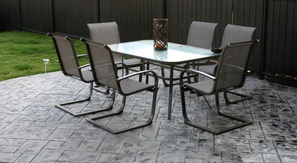Porch Stamping in Poulsbo