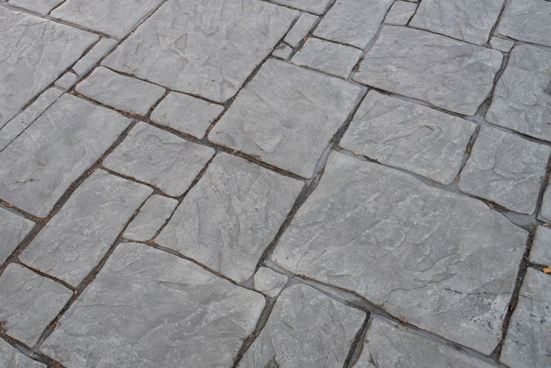 Stamped Concrete Patio Installation detail